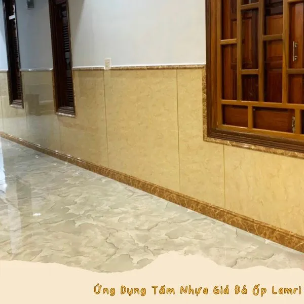 Ứng Dụng Tấm Nhựa PVC Giả Đá Ốp Lamri Tại Long Thành Đồng Nai
